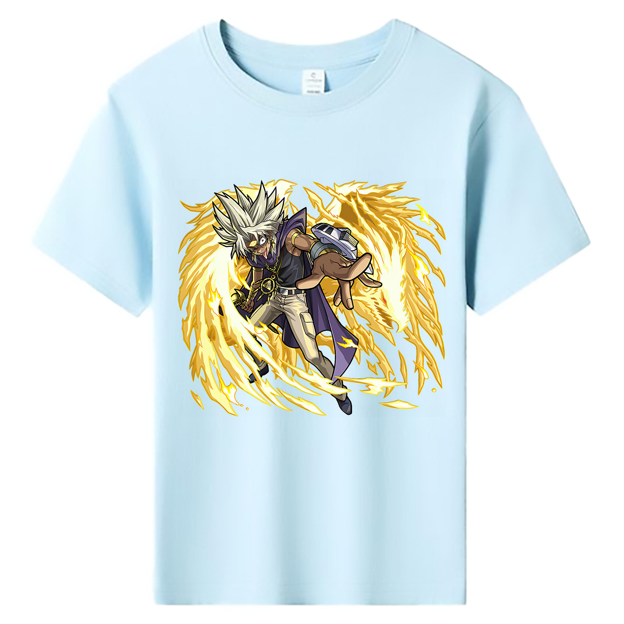 （画像用） 遊☆戯☆王 Yu-Gi-Oh! 綿100％キッズTシャツ（フロントプリント）